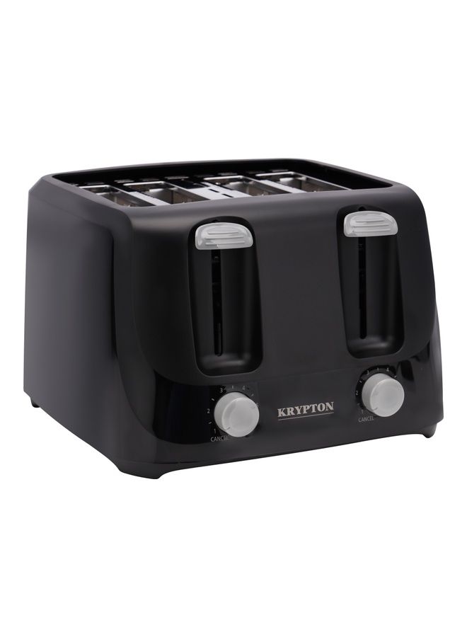 Krypton 4 Slice Slot Bread Toaster 1400 W KNBT6295 - BlackKitchen AppliancesBread toaster with 6 adjustable browning controls 4 slice short slot (100x100mm) with self-centering function Removable crumb tray